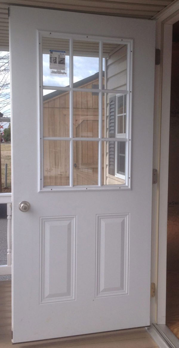 Fiberglass House Doors with Glass