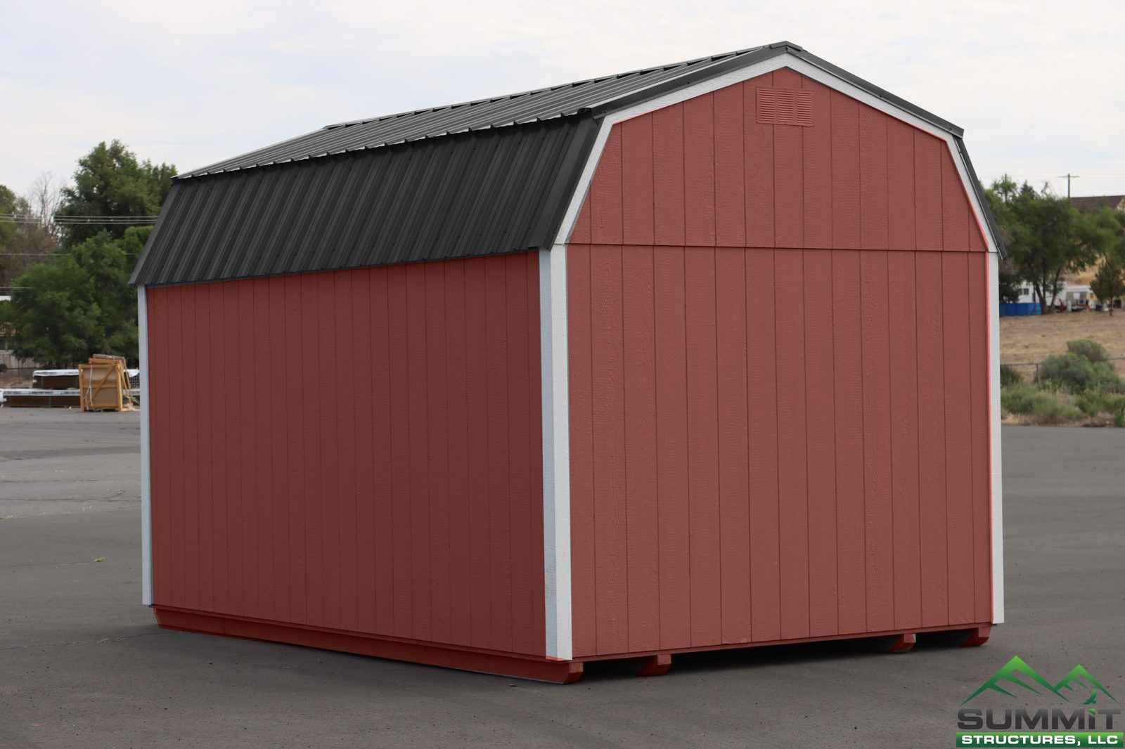 10×16 Lofted Barn – Cape Cod Gray