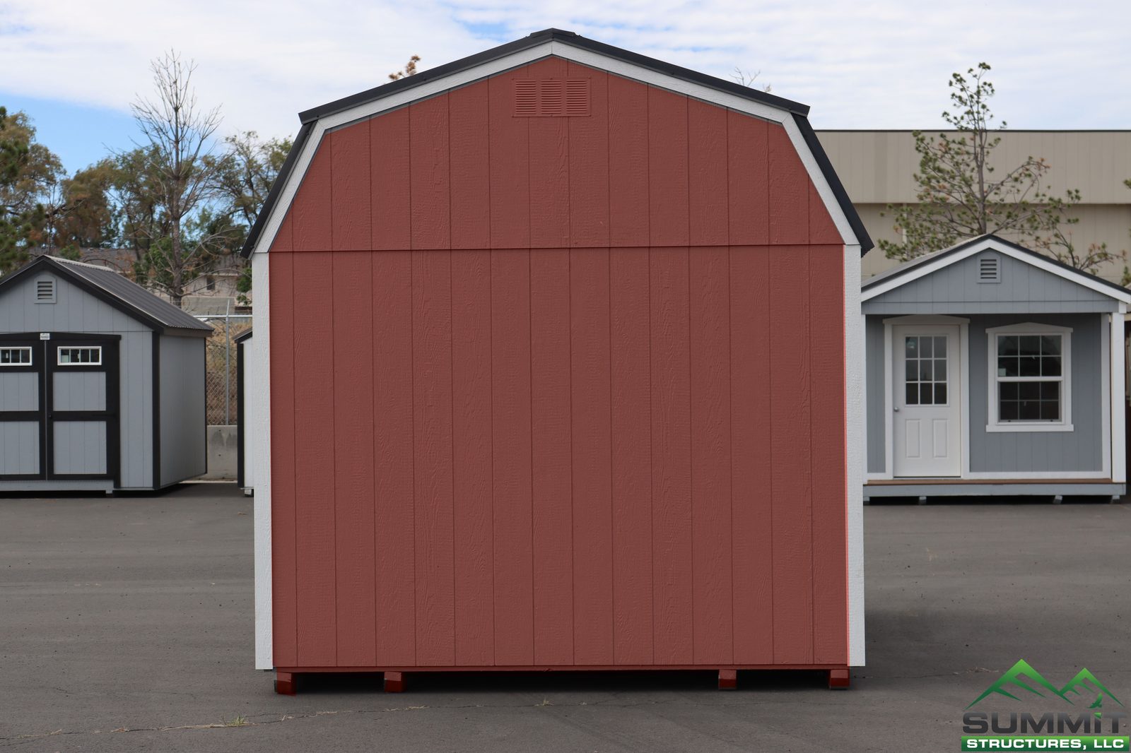 8×12 Lofted Barn – Cape Cod Gray
