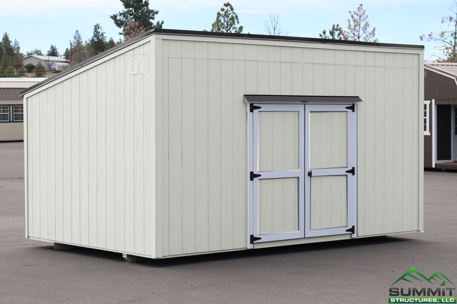 12×24 Modern Shed – Black