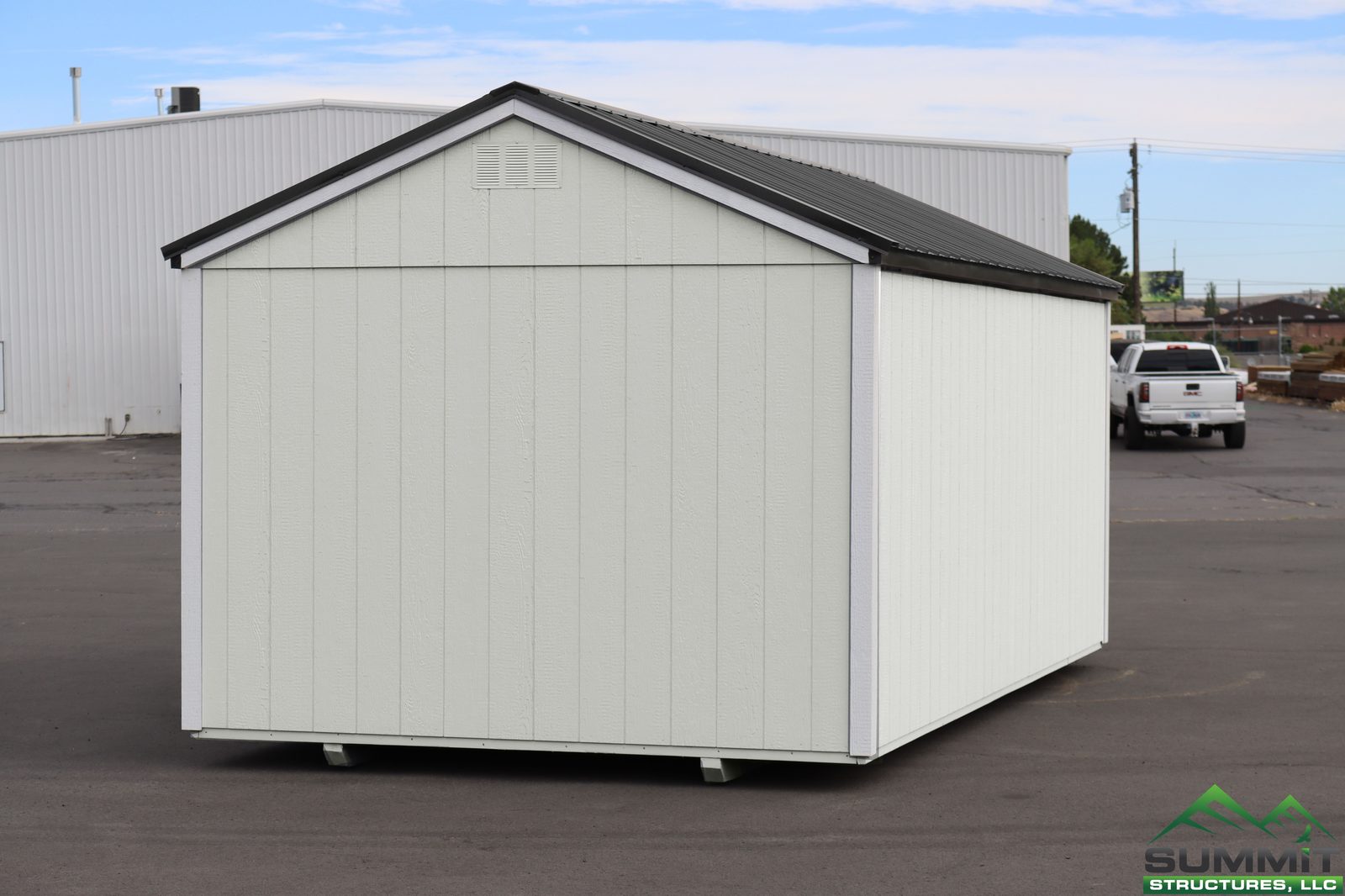 10×12 Utility Shed – Mountain Red