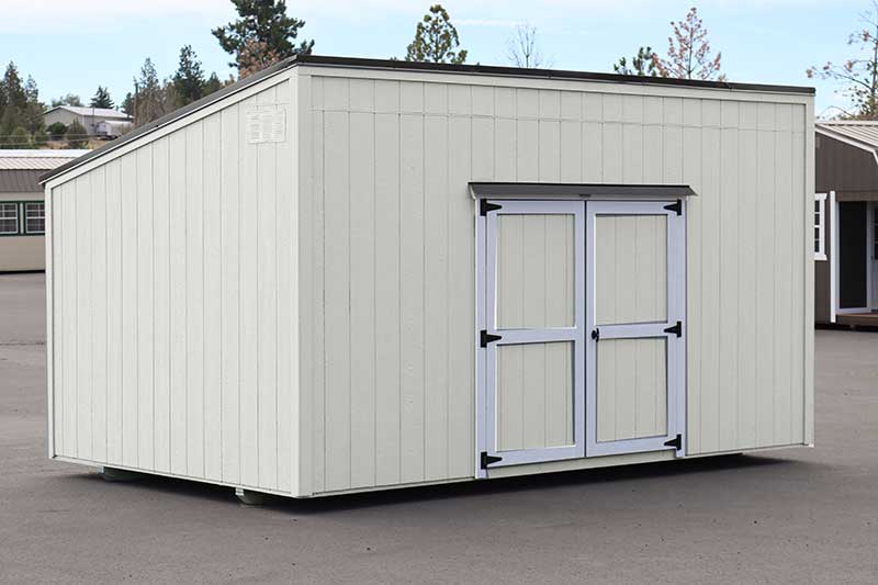 A Summit Structures shed available on rent-to-own